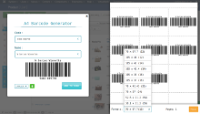 Barcode generator for Joomla screenshot 3